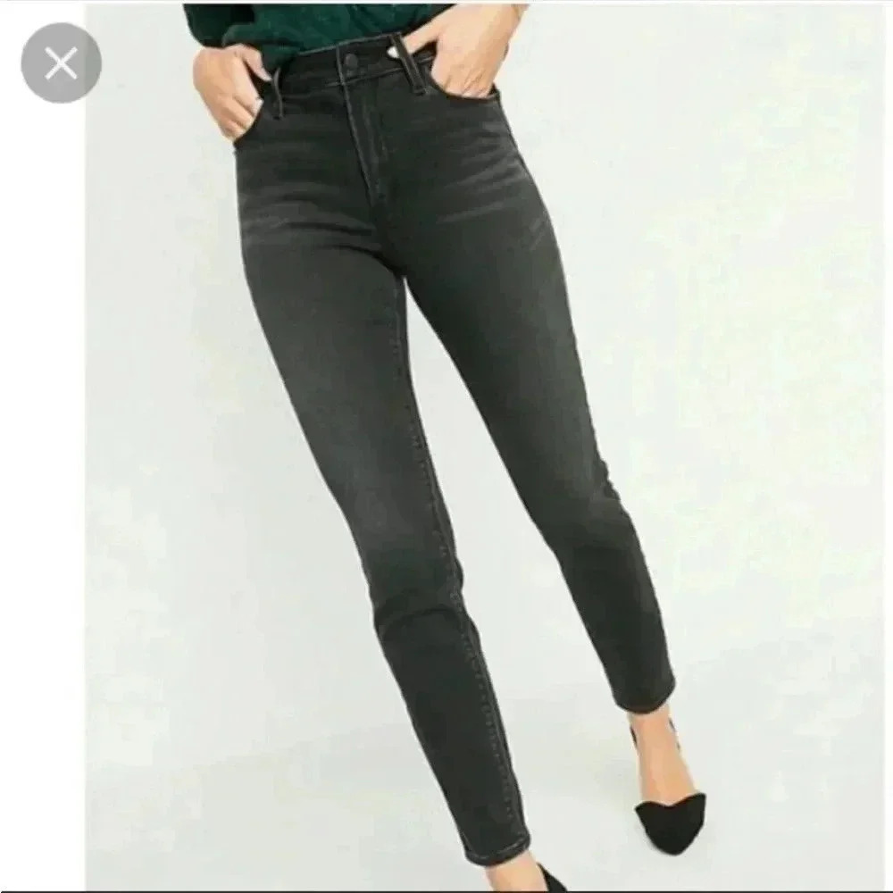 NEW Old Navy Extra High Rise Rockstar Super Skinny Jeans 360 Stretch Plus Sz 26